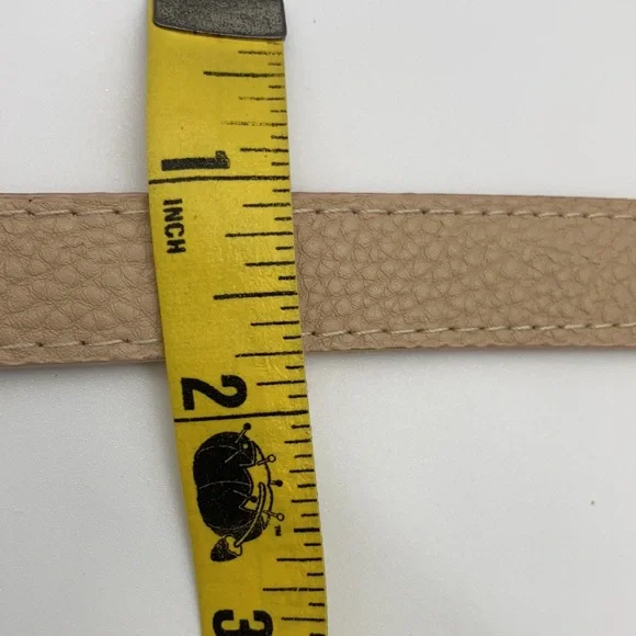 NWT Tan Wrap Coat Belt Vegan Leather O/S - Picture 9 of 10